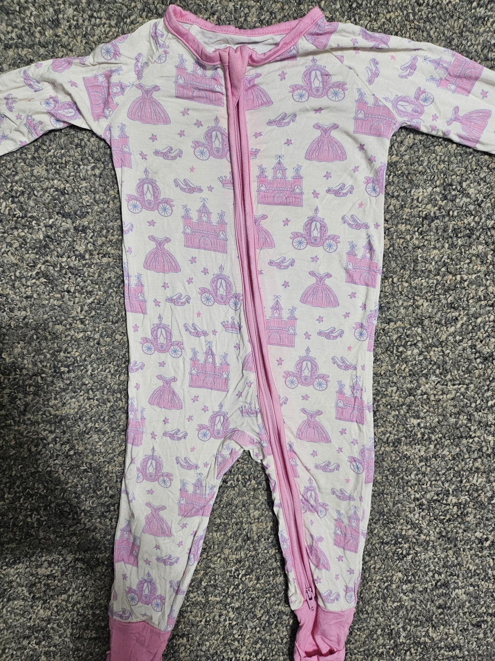 Pink Princess Bamboo Onsie